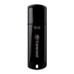 Transcend JetFlash 350 - Chiavetta USB - 8 GB - USB 2.0 - nero